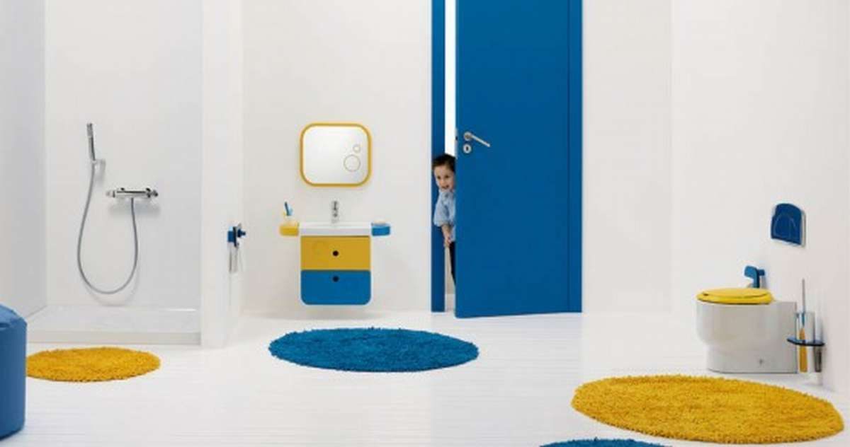 Decoração infantil para casas de banho