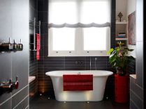 Casa de banho romântica e elegante